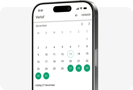Phone - verlof aanvragen