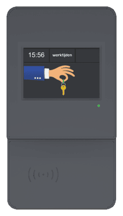 Wandterminal prikklok