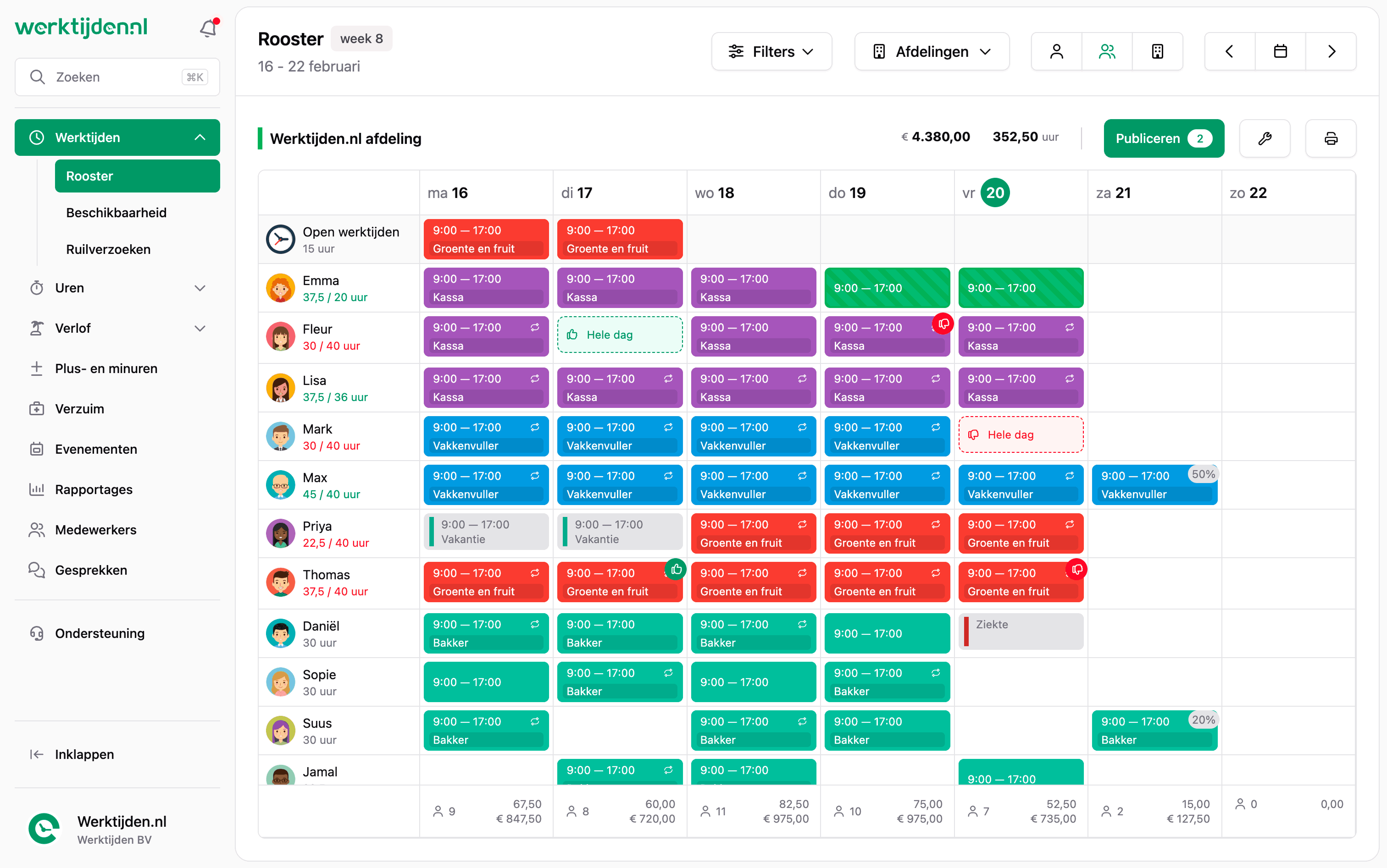 Webapp - Rooster