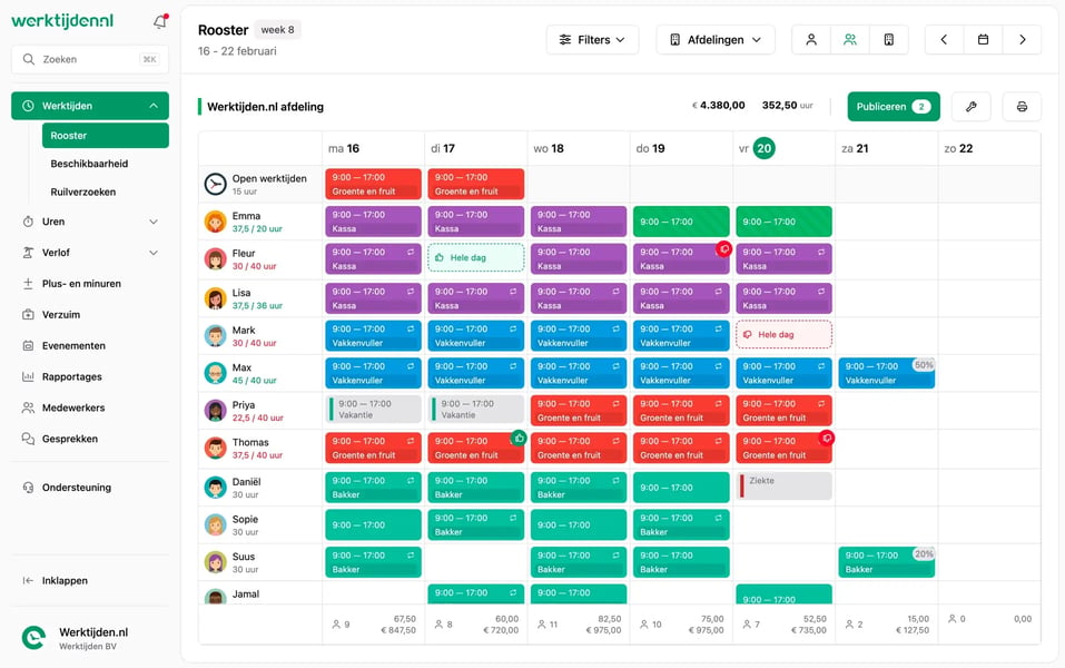 Webapp - Rooster