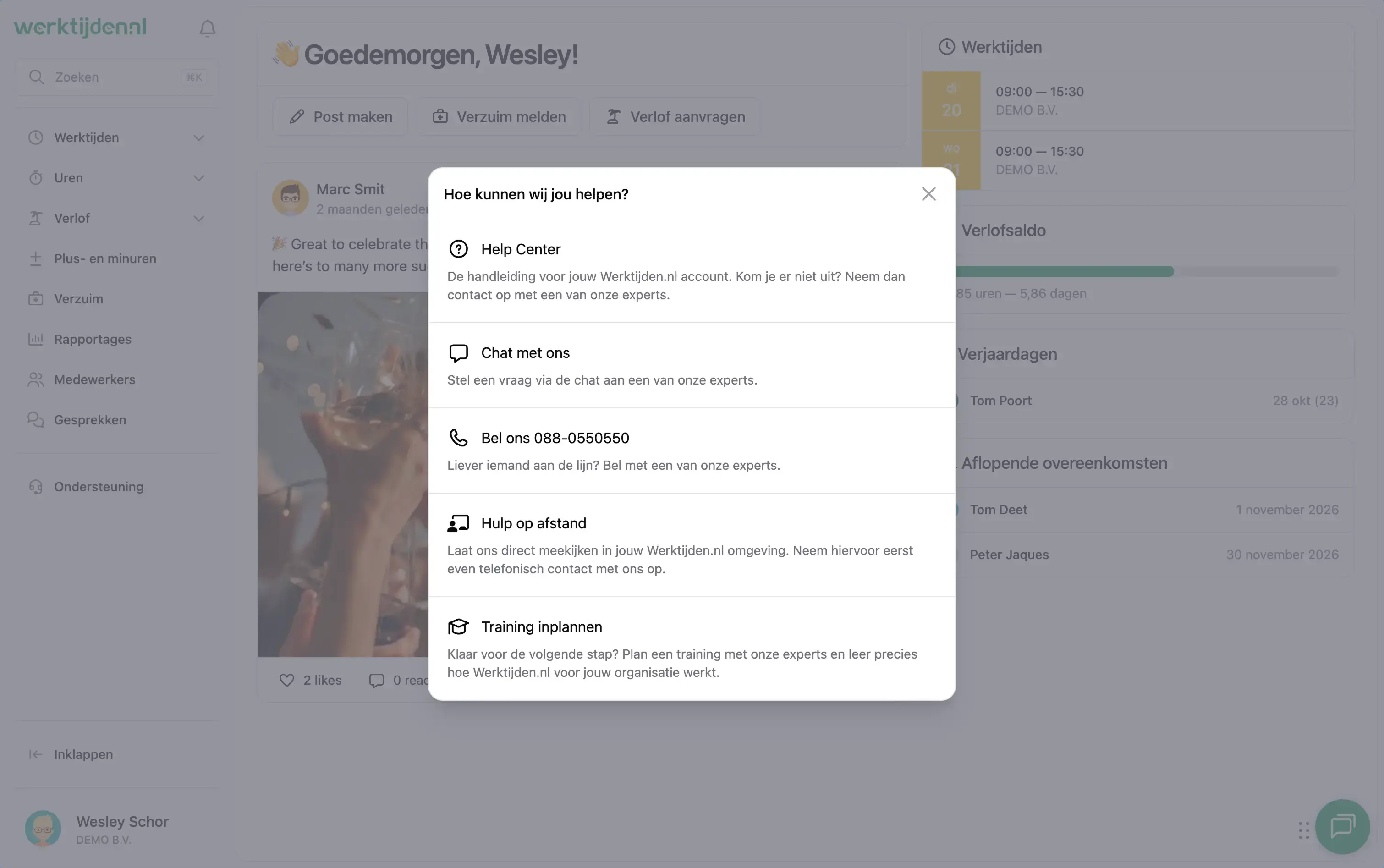 Webapp - Support