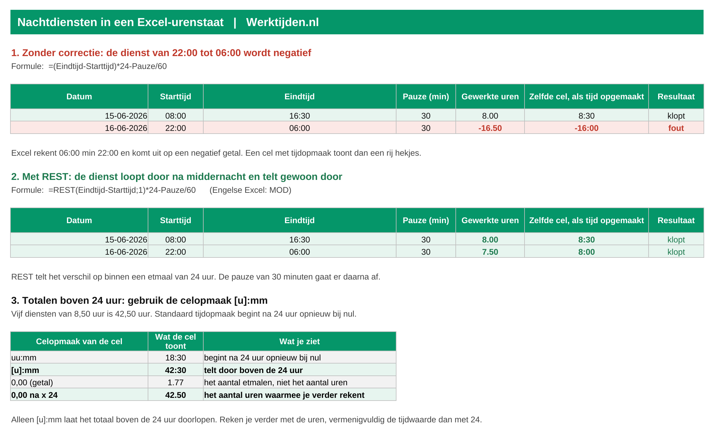 nachtdienst-excel-formule